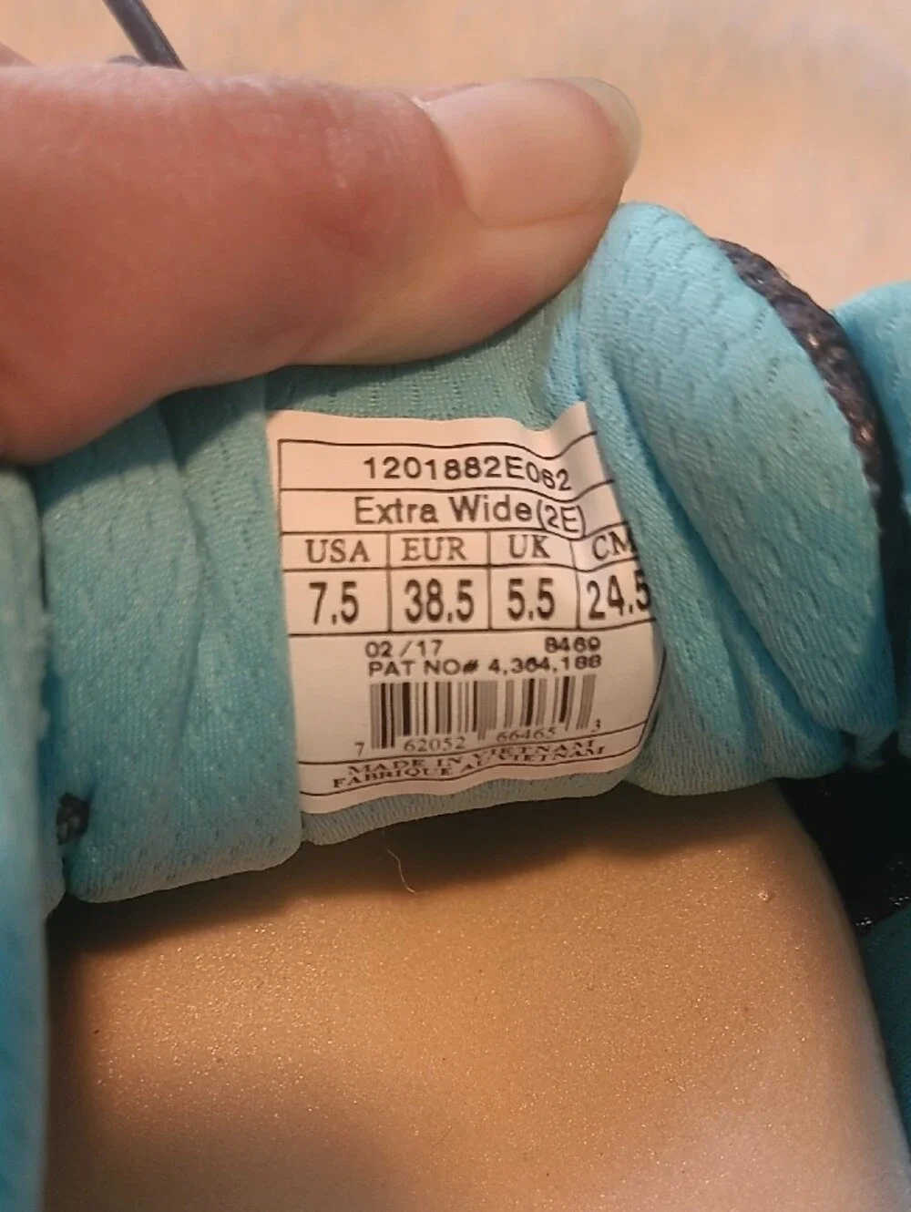 Brooks Gray & Teal Addiction 12 DNA Lace Up  Running Shoes 7.5 Extra Wide